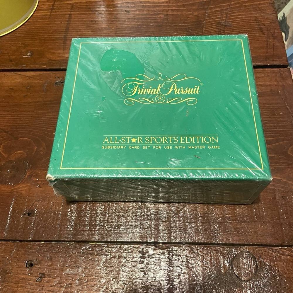Vintage Trivial Pursuit All Star Sports Edition Card Set 1981 New Sealed